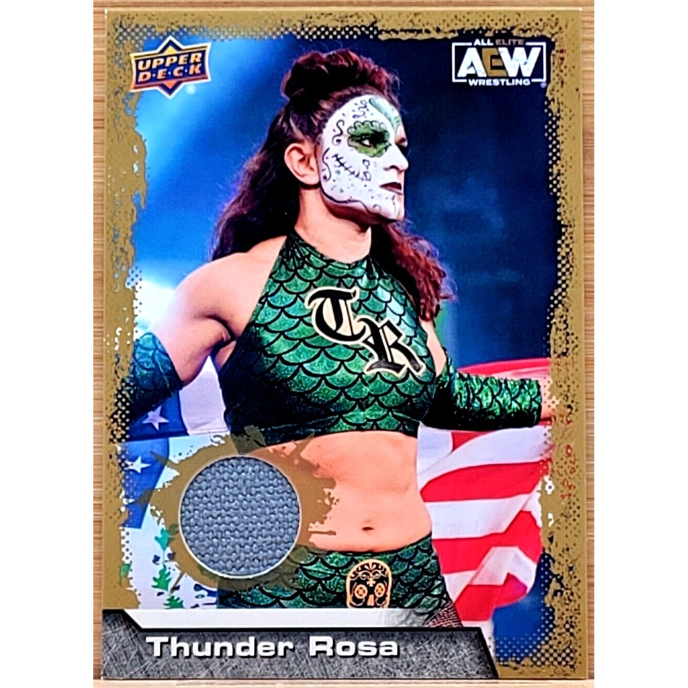 2022 UPPER DECK‎ AEW THUNDER ROSA GOLD RELIC